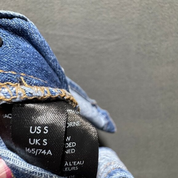 We The Free Denim Overalls Size Small 100% Cotton Women’s Distressed - Picture 6 of 9